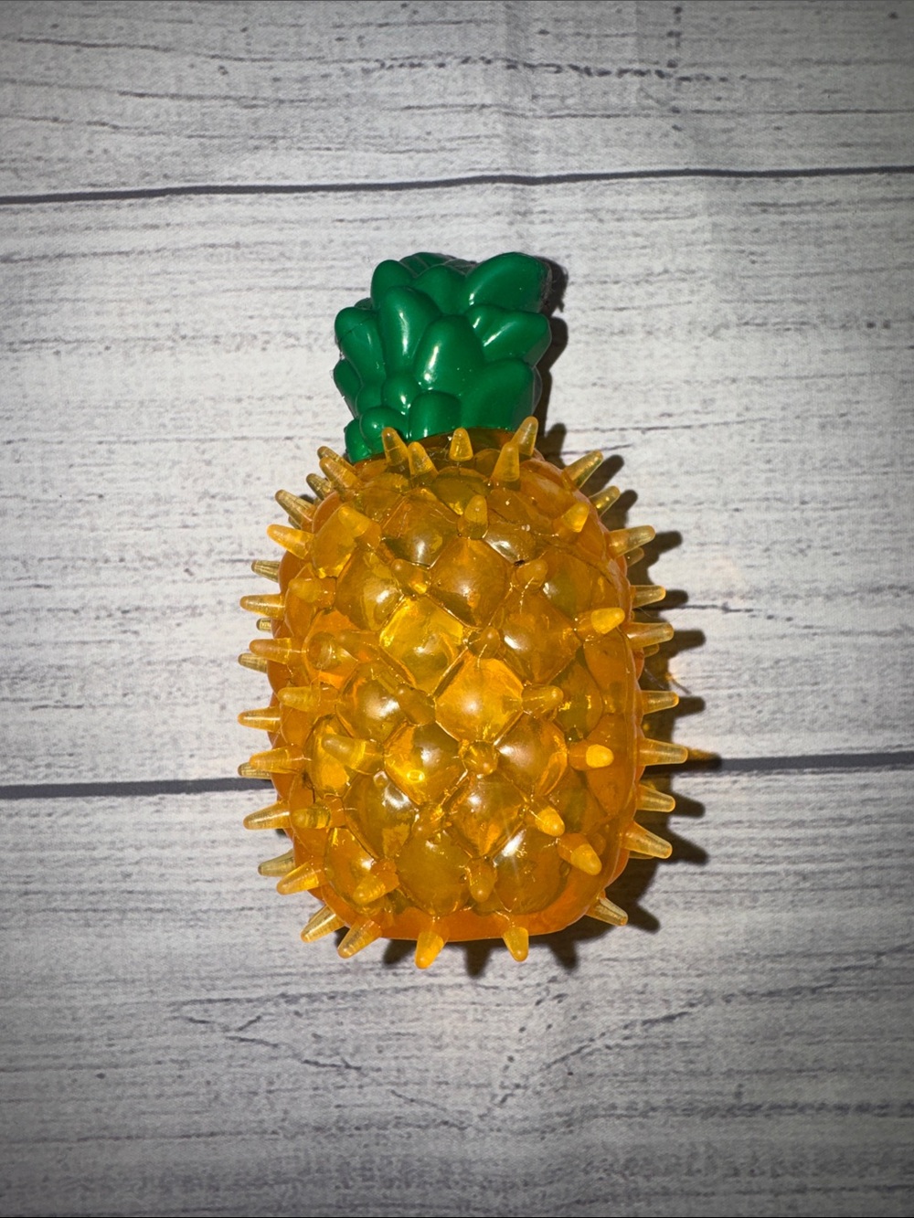 Pineapple Spiky Dog Chew Toy - Yellow & Green